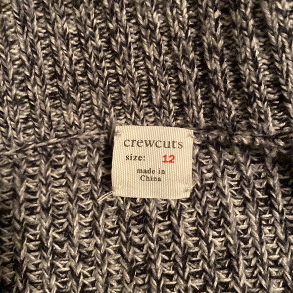 Crewcuts Heather Grey Cardigan Size 12 - Picture 2 of 3